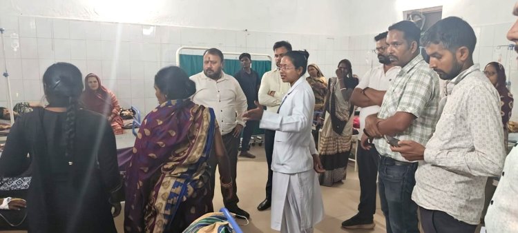 एमसीबी सीएमएचओ का सख्त निरीक्षण: मेडिकल कॉलेज निर्माण और अस्पताल सेवाओं में गुणवत्ता पर जोर,