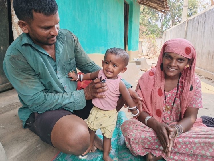 सफलता की कहानी ✍???? अबूझमाड़ की पारुल को मिली नई ज़िंदगी : प्रोजेक्ट धड़कन बनी नन्ही धड़कनों का सहारा,,,