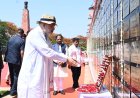 रायपुर : केंद्रीय गृहमंत्री श्री अमित शाह ने अमर वाटिका में शहीदों को दी श्रद्धांजलि, परिजनों से की आत्मीय मुलाकात,,,  