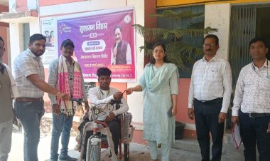 रायपुर : सुशासन की रफ्तार : सहायक उपकरण वितरण से दिव्यांगजनों को मिली नई दिशा, आत्मनिर्भरता की ओर बढ़ता छत्तीसगढ़