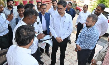धमतरी में डिजिटल भूमि क्रांति की बड़ी तस्वीर, केंद्रीय सचिव ने कहा— ‘Zero Error’ के साथ पूरा करें नक्शा प्रोजेक्ट,