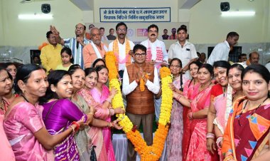 शहर को सुव्यवस्थित, आधुनिक और जनसुविधाओं से समृद्ध बनाने लगातार किए जा रहे कार्य : वित्त मंत्री श्री ओ.पी. चौधरी,,,