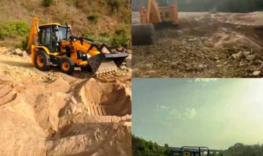 हसदेव नदी में रेत माफियाओं पर प्रशासन की बड़ी कार्रवाई, खनिज विभाग ने अवैध उत्खनन करते 01 जेसीबी और 05 ट्रैक्टर किए जप्त, मचा हड़कंप,,,