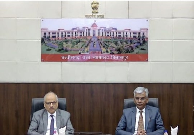मुख्य न्यायाधीश रमेश सिन्हा ने वर्चुअल माध्यम से किया भूमिपूजन और शिलान्यास, न्यायिक व्यवस्था को और मजबूत बनाने की दिशा में बड़ा कदम,,,