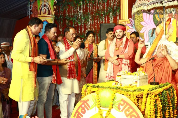 151 फीट हनुमान प्रतिमा स्थापना के गुरु आदेश को मुख्यमंत्री विष्णुदेव साय ने किया स्वीकार