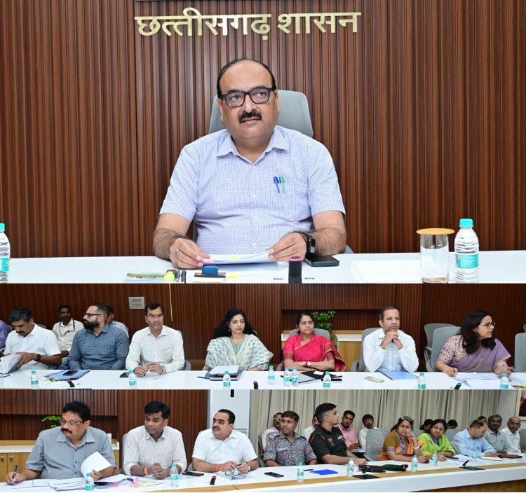 मानसून पूर्व तैयारियां तेज, मुख्य सचिव ने ली बाढ़ नियंत्रण हाई पावर कमेटी की बैठक,