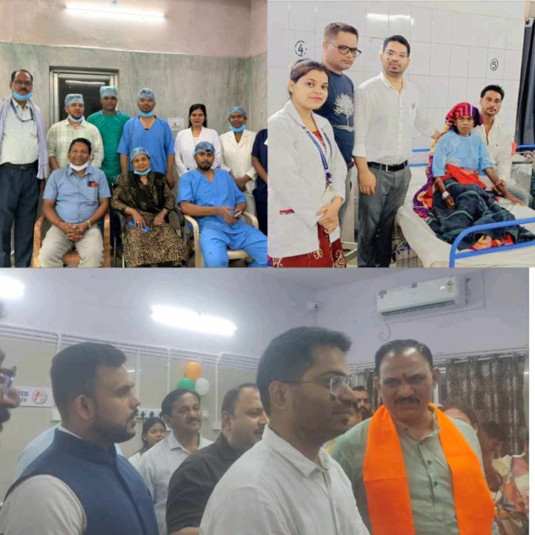 चिकित्सकों की दक्षता ने बचाई 67 वर्षीय महिला ब 22 वर्षीय युवक की जान, भाई की सलाह पर महिला को गंभीर हालत में मनेंद्रगढ़ लाए थे परिजन,