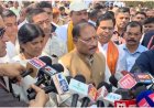 गौरेला-पेंड्रा-मरवाही के निमधा पहुंचे CM साय, पेड़ के नीचे लगाई जनचौपाल, नर्सिंग कॉलेज समेत दी 4 बड़ी सौगात