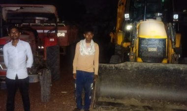 रायपुर : बालोद में अवैध खनिज उत्खनन एवं परिवहन पर 4 वाहन जब्त