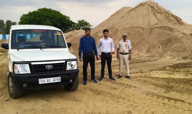 नागपुर रेलवे स्टेशन के पास रेत के अवैध भंडारण पर खनिज विभाग की बड़ी कार्रवाई,