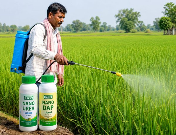 रायपुर : नैनो उर्वरकों से बदल रही खेती की तस्वीर : कम लागत में अधिक उत्पादन की नई राह