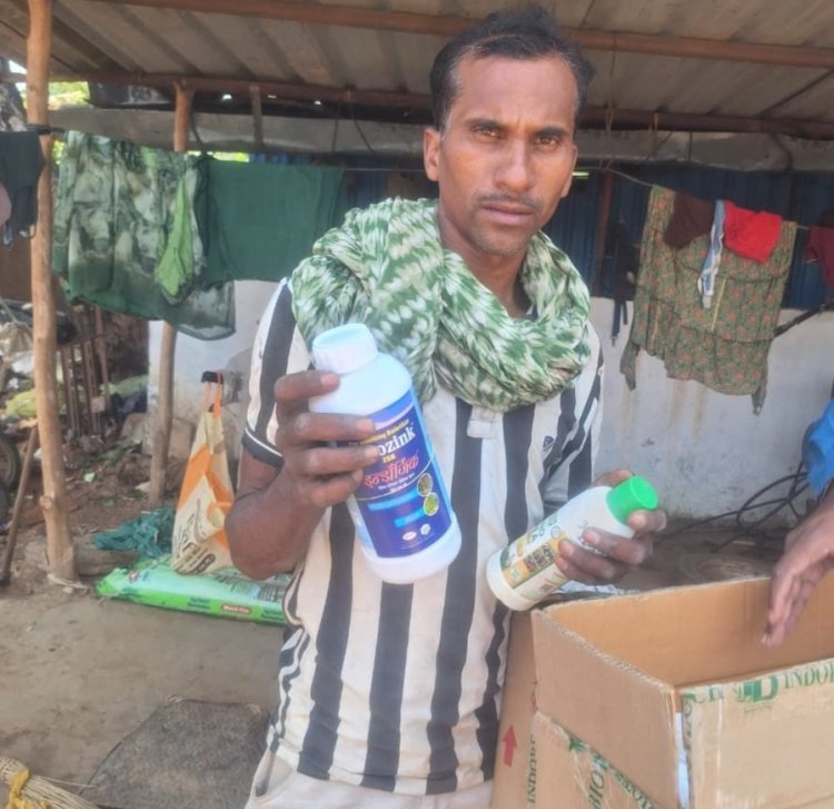 प्रगतिशील किसान खानेंद्र कुमेटी की प्रेरणादायक कहानी,फसल उत्पादन में नैनो डीएपी एवं यूरिया के उपयोग से जमीन की बनी रहेगी उर्वरकता,,,