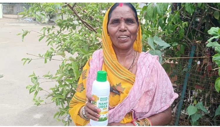 रायपुर : नैनो उर्वरकों के प्रयोग से ग्राम उतई की महिला किसान अंजनी ने गेंहू की फसल में हासिल किया बंपर उत्पादन, लागत घटने से बढ़ी आमदनी